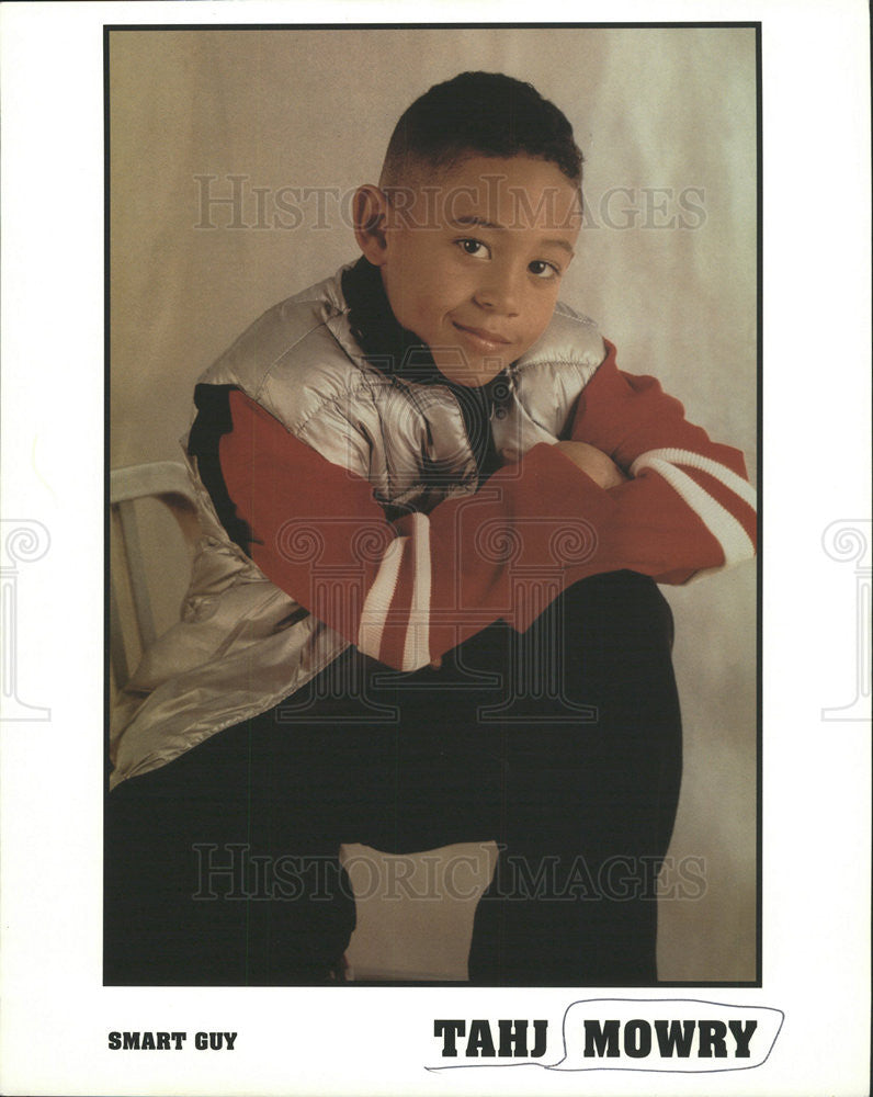 Press Photo Tahj Mowry star of &quot;Smart Guy&quot; - Historic Images