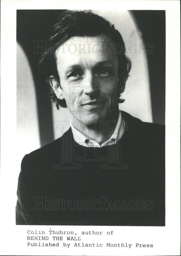 press photo Colin Thubron author &quot;Behind the Wall&quot; - Historic Images