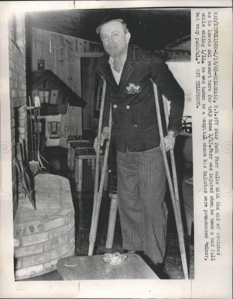 1965 Press Photo Jack paar actor - Historic Images