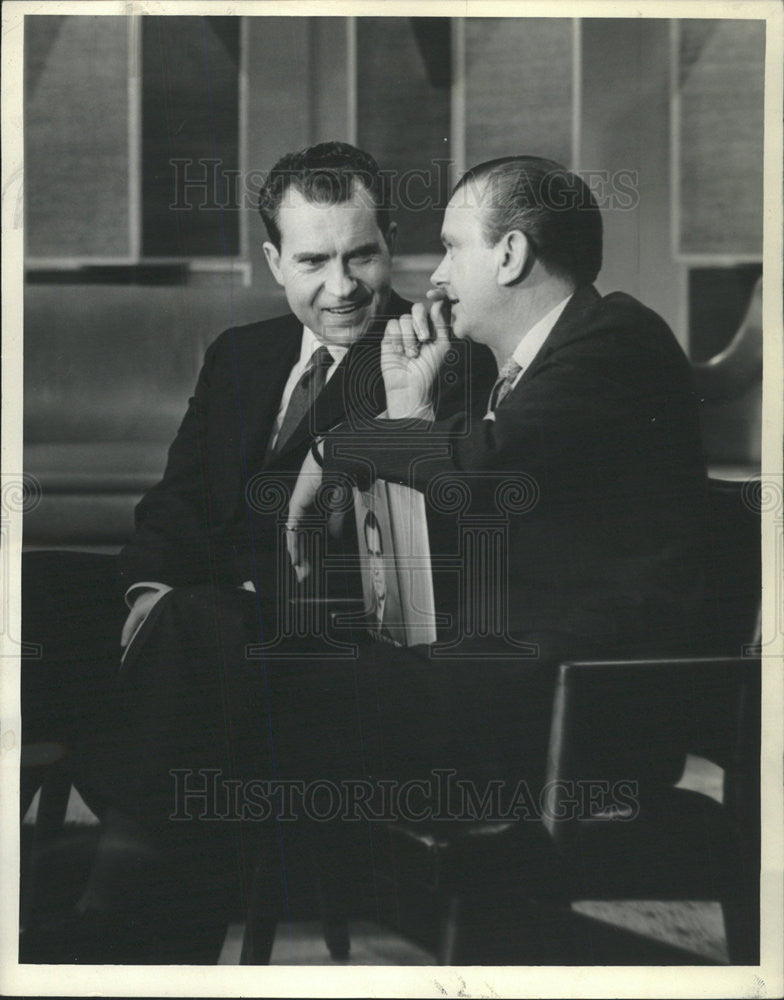 1963 Press Photo Former VP Richard Nixon To Appear On The Jack Parr Show - Historic Images