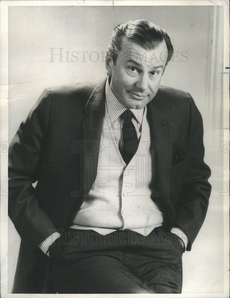 1966 Press Photo &quot;Jack Paar and a Funny Thing Happened on the Way to Hollywood&quot; - Historic Images