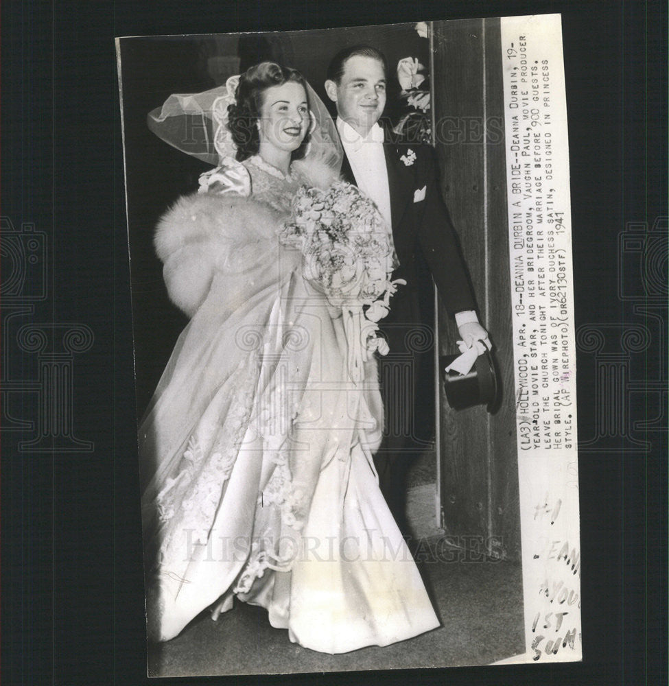 1941 Press Photo deanna durbin moviestar - Historic Images