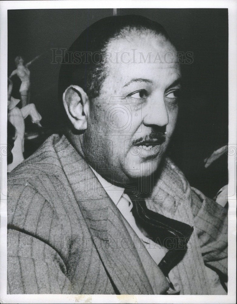 1957 Press Photo Gen. Hassan Abdel Latif, Administrative Gov. in the Gaza Strip - Historic Images