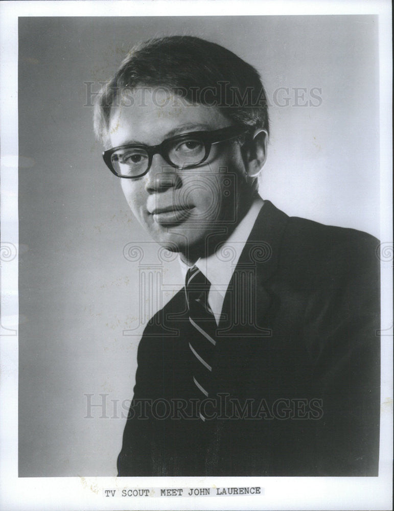 1969 Press Photo TV Scout John Laurence - Historic Images