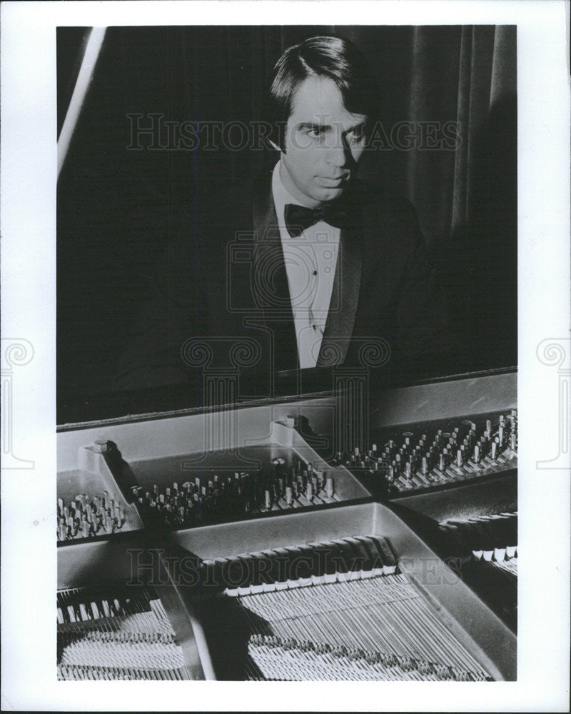 1974 Press Photo Pianist Del Parkinson - Historic Images