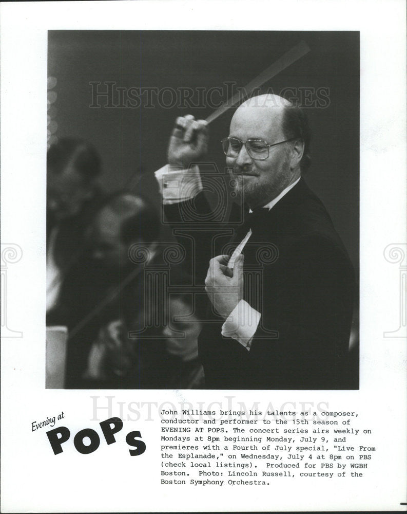 1991 Press Photo Composer John Williams - Historic Images