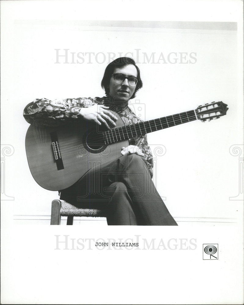 1976 Press Photo John Williams, Australian Classical Guitarist - Historic Images