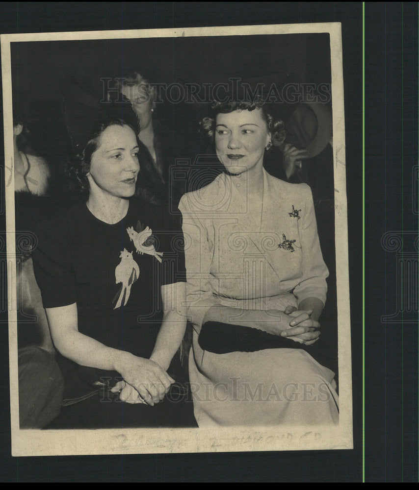 1943 Press Photo Mrs. John J. Williams Chicago Illinois Murder Trial - Historic Images