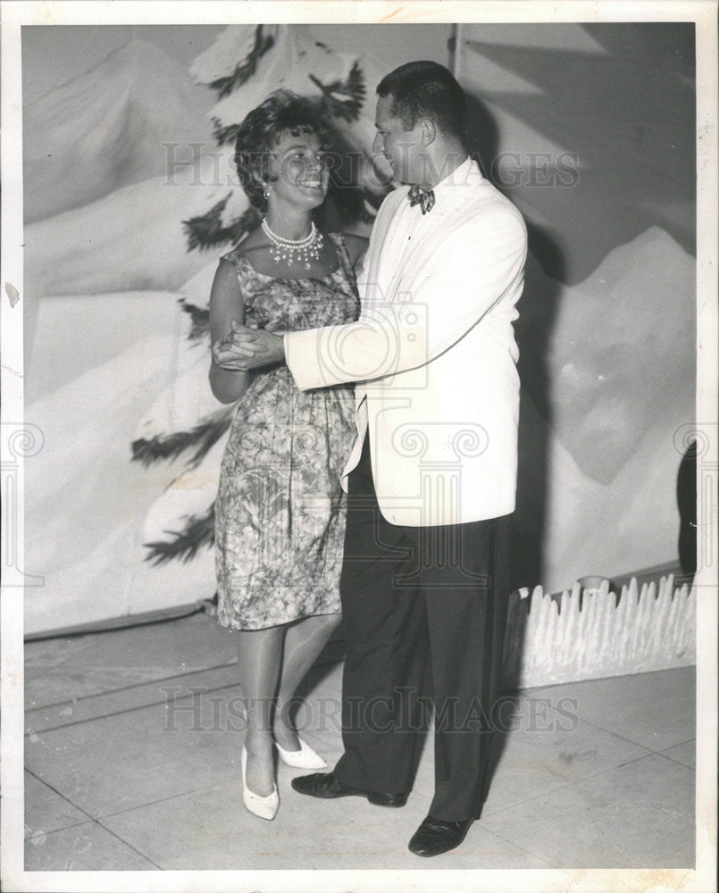 1961 Press Photo Junior Robert Lasater And Partner Dance At Benefit Party - Historic Images