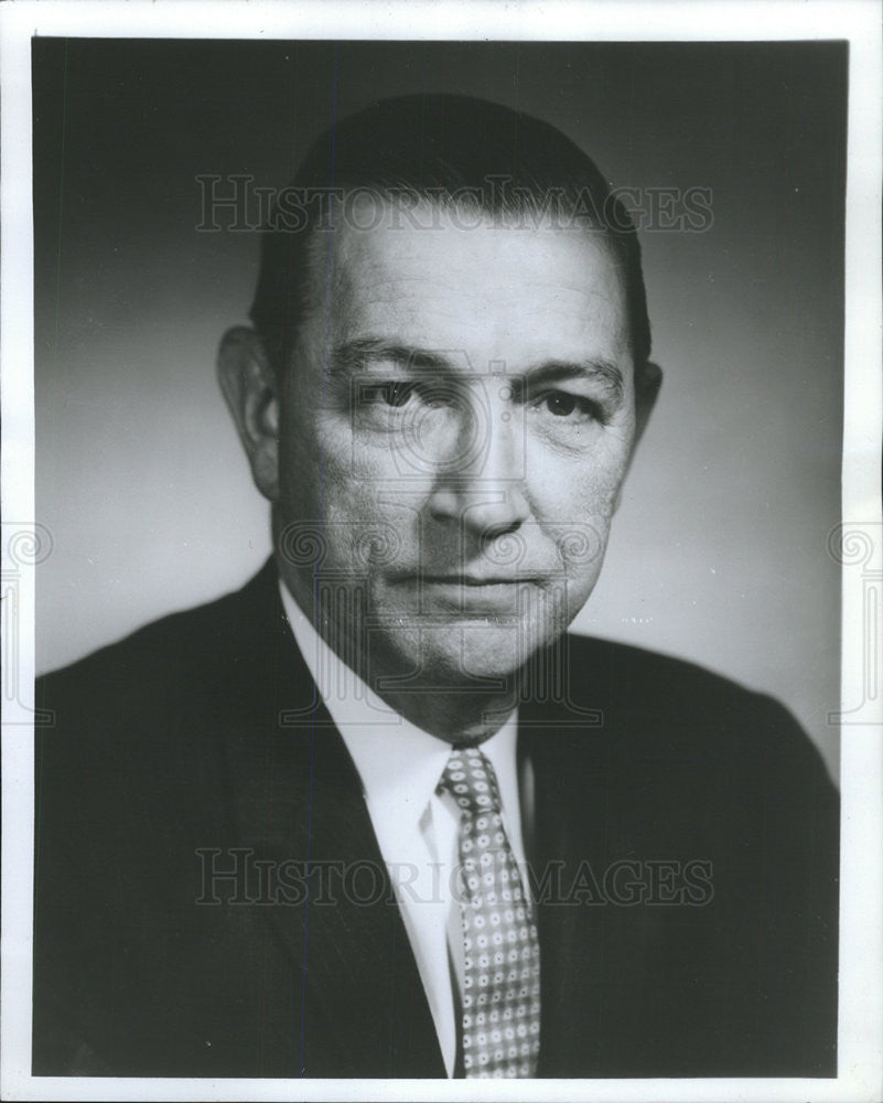 1968 Press Photo E. C. R. Lasher, Executive, North American Car Corporation - Historic Images