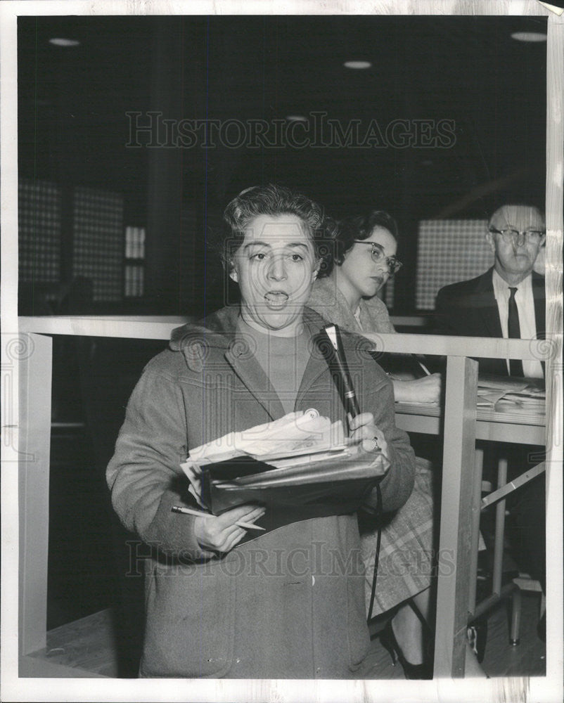 1962 Press Photo Evelyn Lauer - Historic Images
