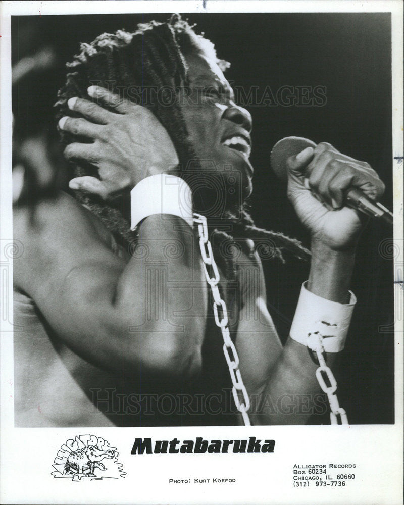 1984 Press Photo Mutabaruka - Historic Images