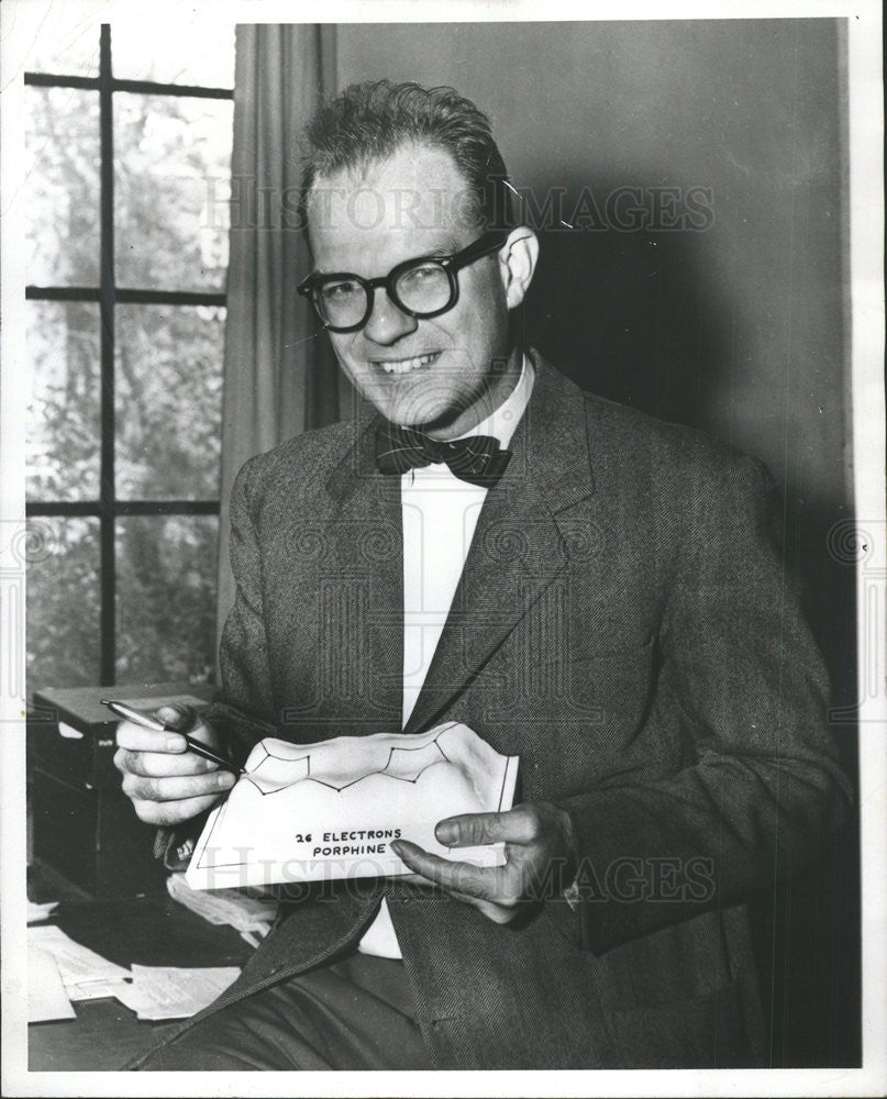 1964 Press Photo John R. Platt Chicago University Professor Author - Historic Images