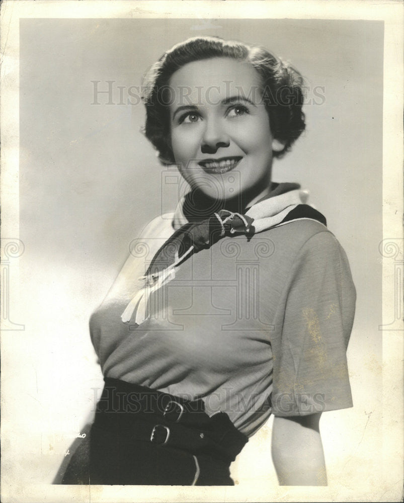 1948 Press Photo LORETTA POYNTON NBC RADIO ACTRESS - Historic Images