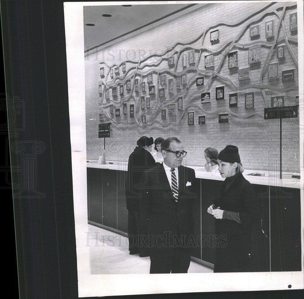 1968 Press Photo Otto Preisler President of Home Federal Savings &amp; Loan - Historic Images
