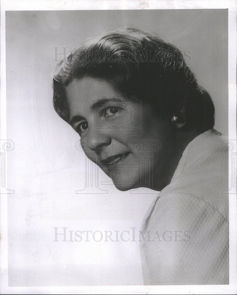 1959 Press Photo Mrs. Maria W. Piers, University of Illinois - Historic Images