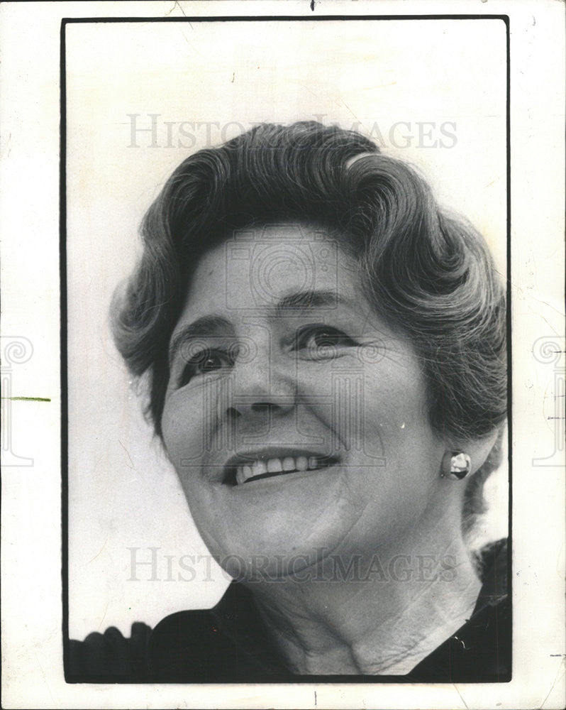 1972 Press Photo Maria Piers, dean of Erikson Institute for Early Education - Historic Images