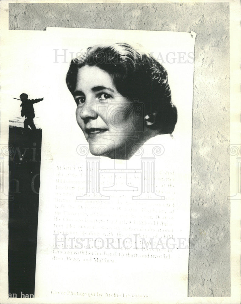 1966 Press Photo Maria W. Piers,author,psychologist - Historic Images