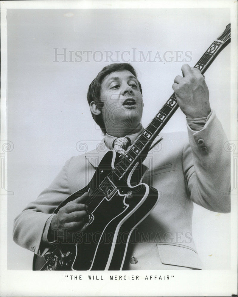 1970 Press Photo of musician Will Mercier of &quot;The Will Mercier Affair&quot; - Historic Images