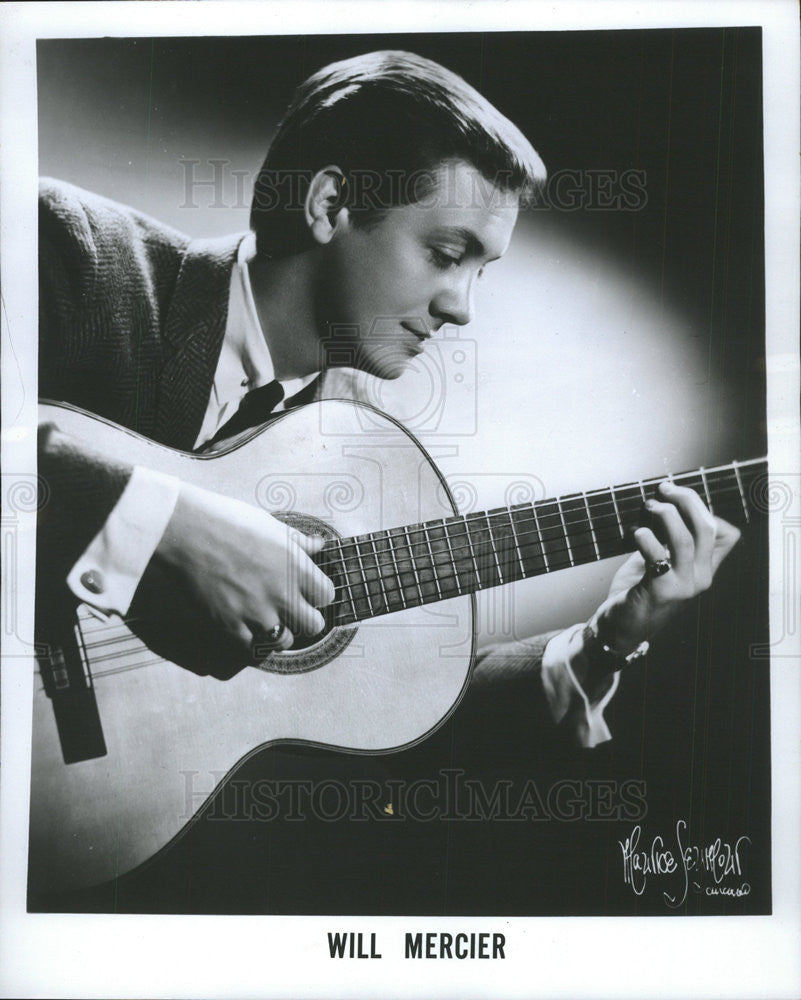 1968 Press Photo Will Mercier.musician - Historic Images