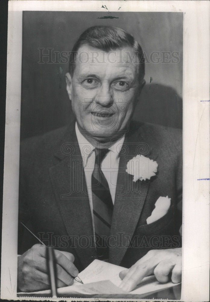 1962 Press Photo Livingston Merchant Ambassador Canada - Historic Images