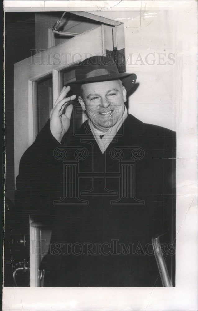 1960 Press Photo Soviet Ambassador Mikhail Menshikov White House - Historic Images