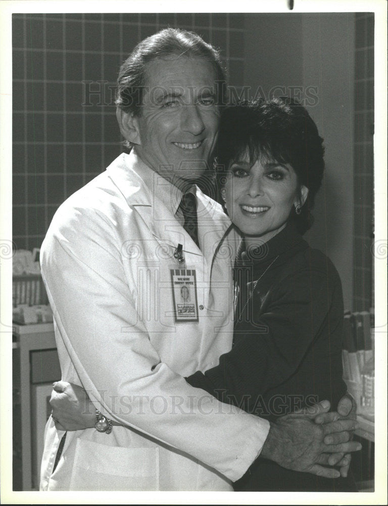 1988 Press Photo Suzanne Pleshette and Barry Newman - Historic Images