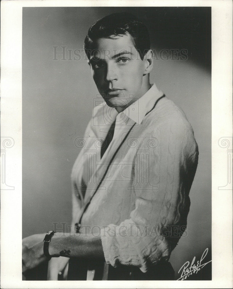 1961 Press Photo JOEL PITT SHOW BUSINESS STAR SINGER - Historic Images