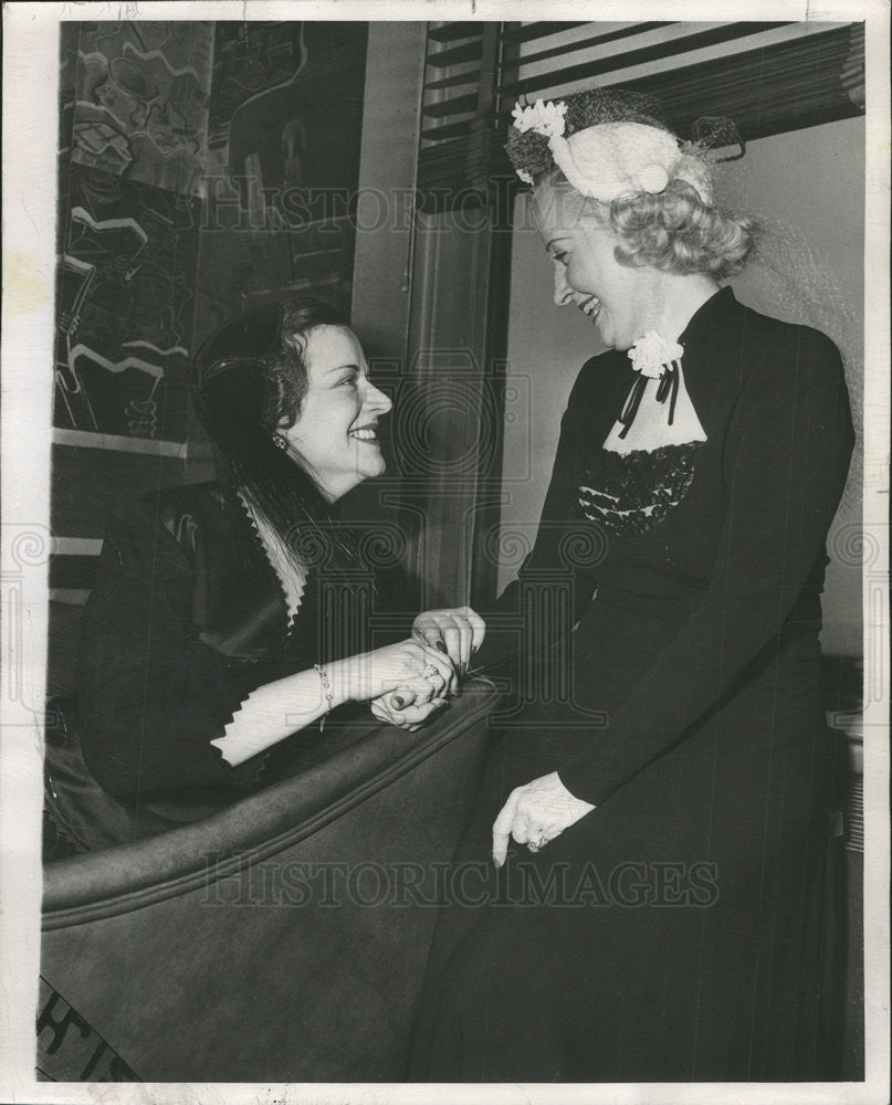 1951 Press Photo MRS. GEORGE L. PLAMONDON MRS. HAROLD WRIGHT - Historic Images