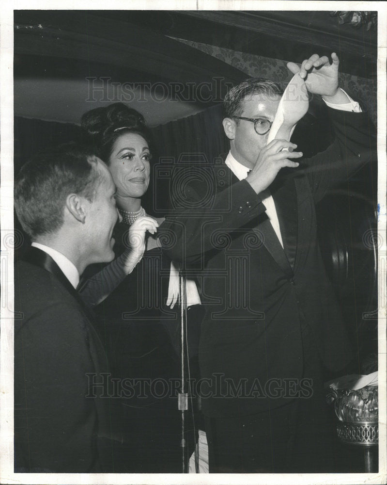 1965 Press Photo George Plamondon, Court Newton &amp; Patrice Munsel - Historic Images