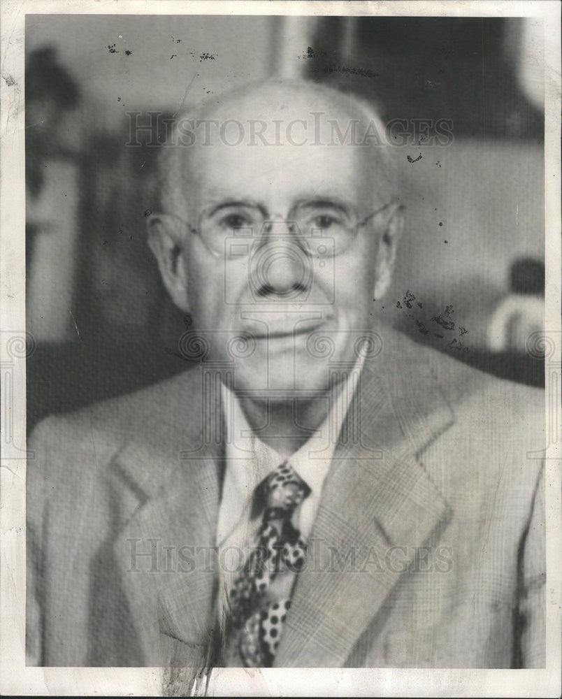 1956 Press Photo Albert Pick Jr.,hotelier - Historic Images