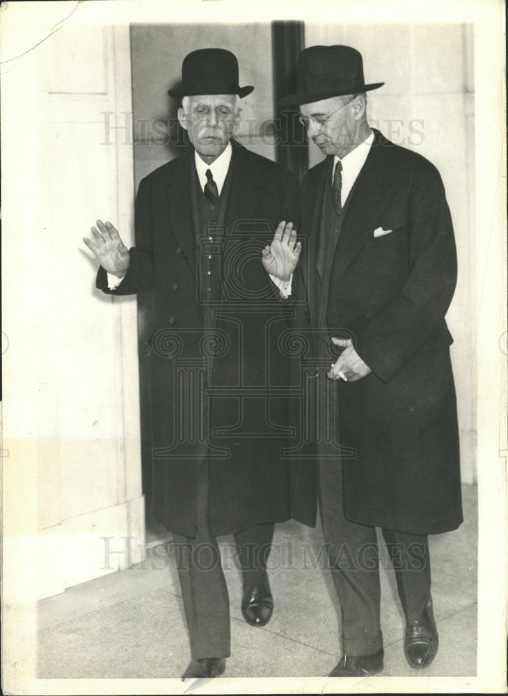 1935 Press Photo Andrew Mellon former secretary treasury ambassador England - Historic Images