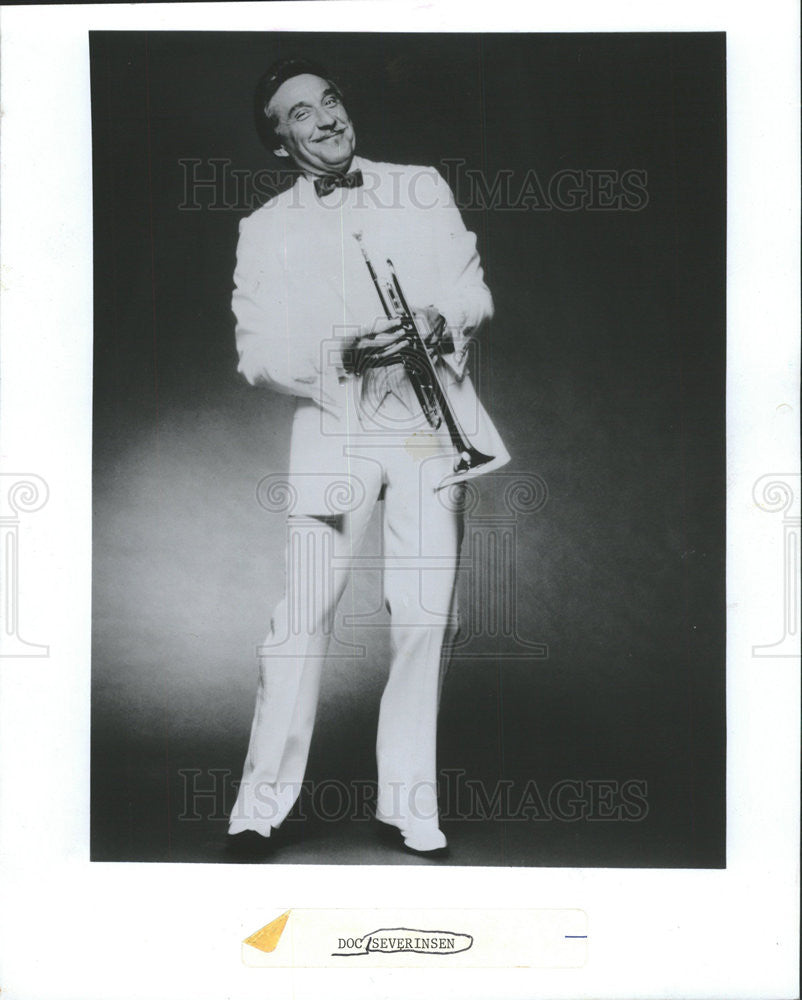 1987 Press Photo Doc Severinsen,trumpet - Historic Images