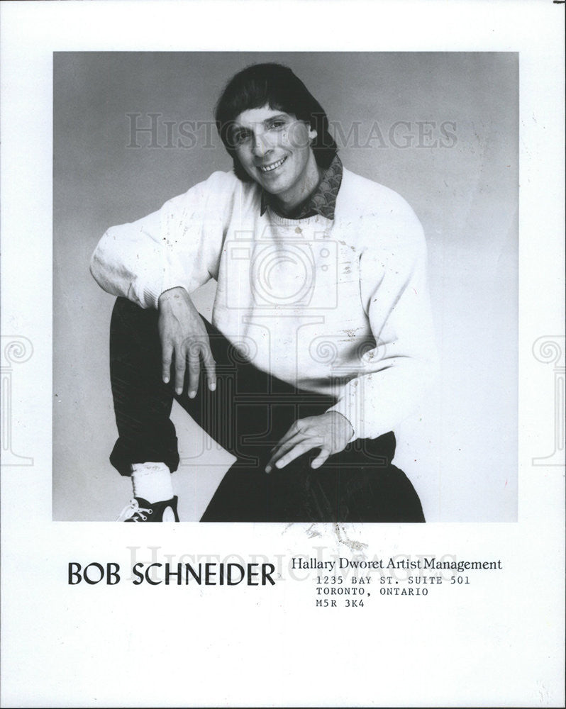 1987 Press Photo Bob Schneider entertain families River Forest - Historic Images