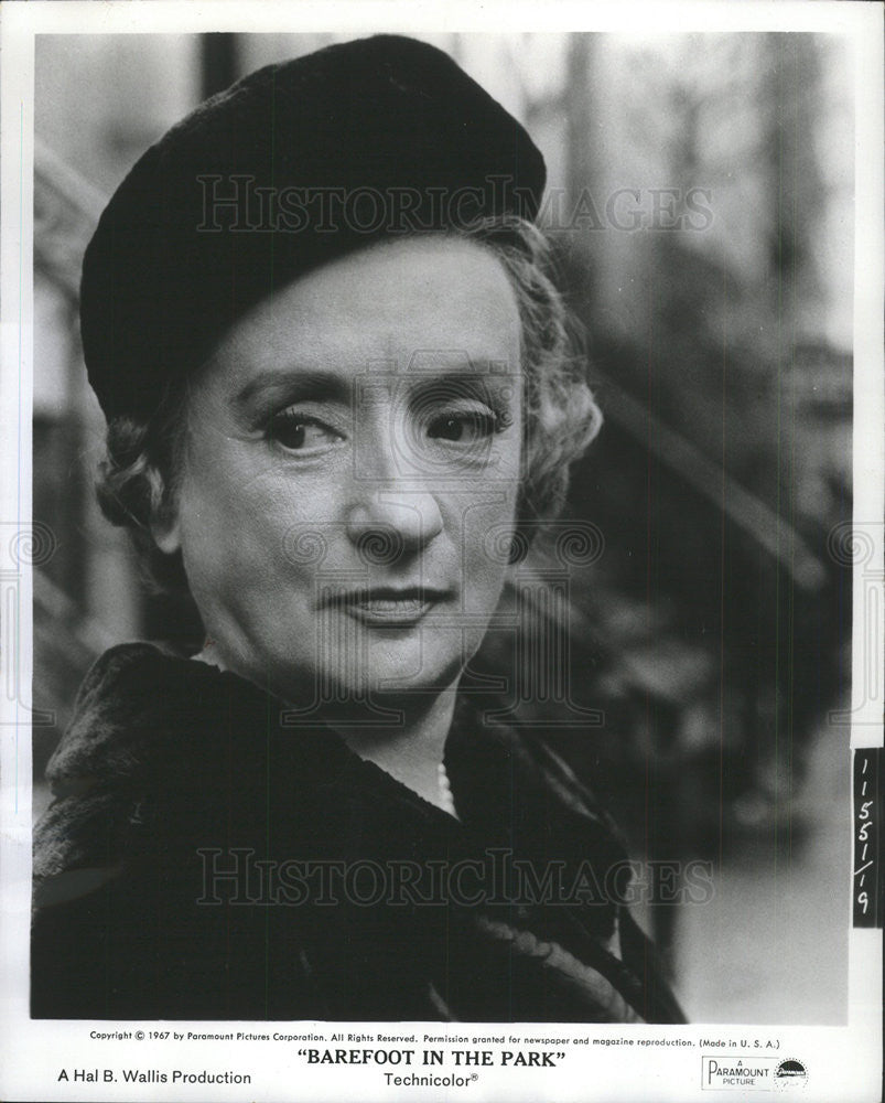 1971 Press Photo Mildred natwick Barefoot in the Park - Historic Images