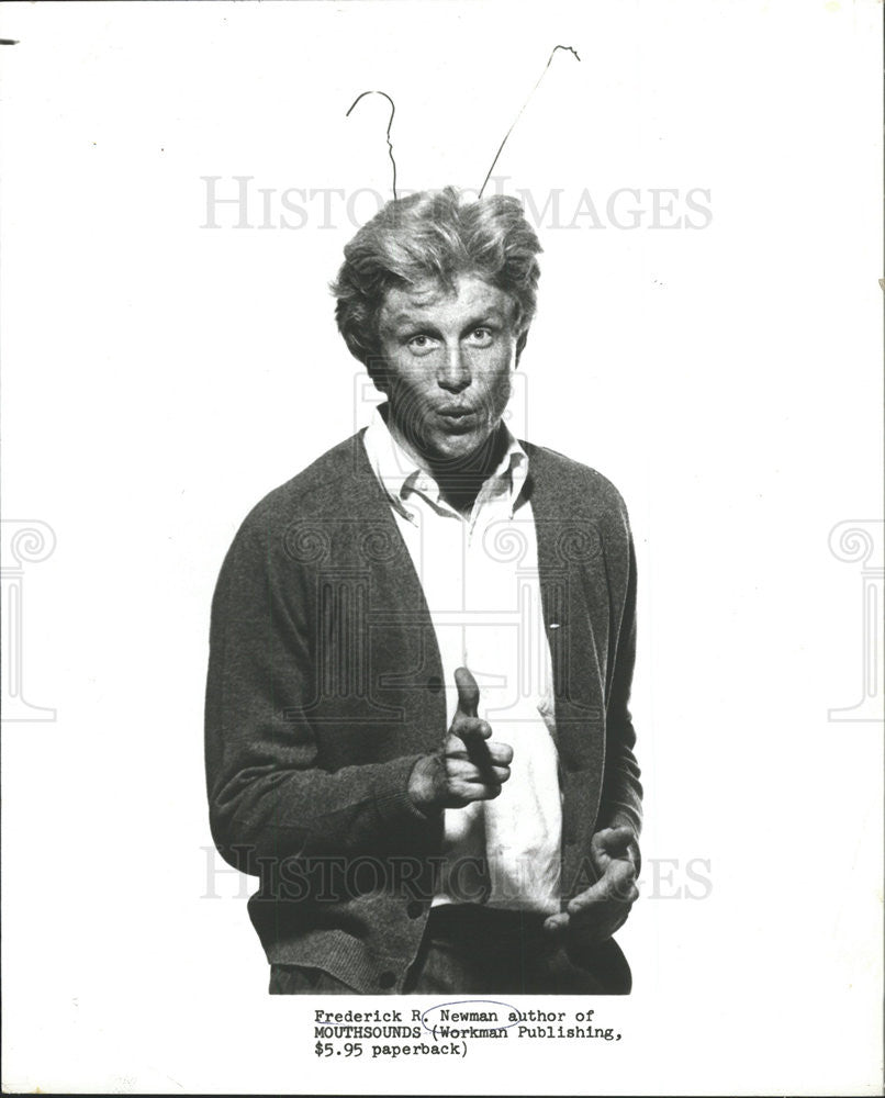 1980 Press Photo Frederick R. Newman,author - Historic Images