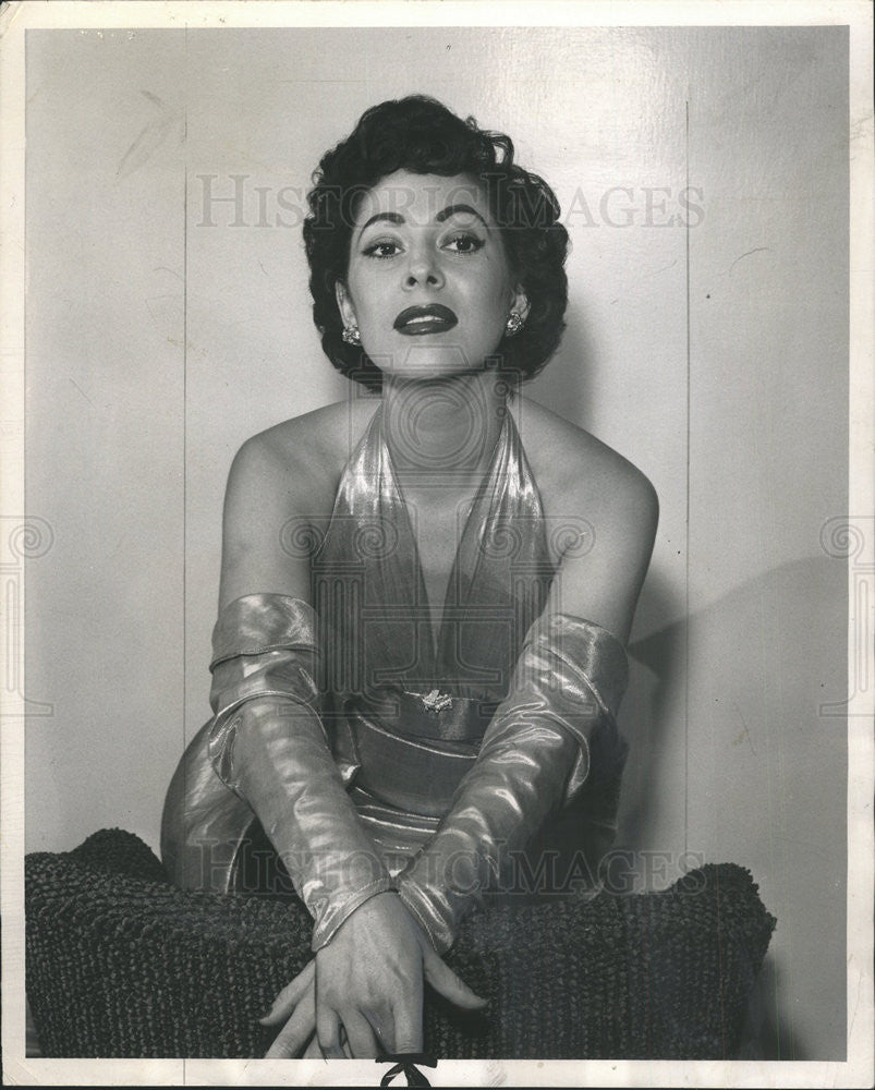 1953 Press Photo German Singer and Actress Nena - Historic Images