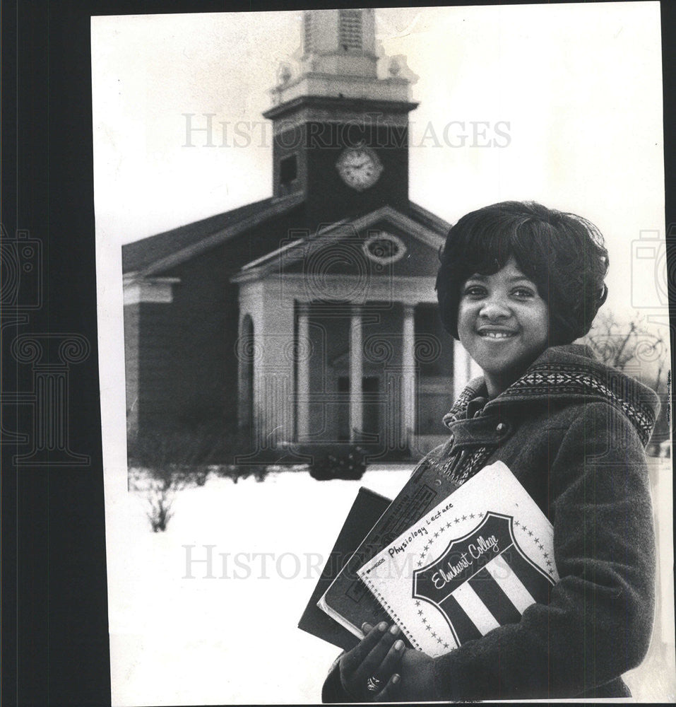 1972 Press Photo Mary Nero Democratic Convention Delegate Elmhurst College - Historic Images