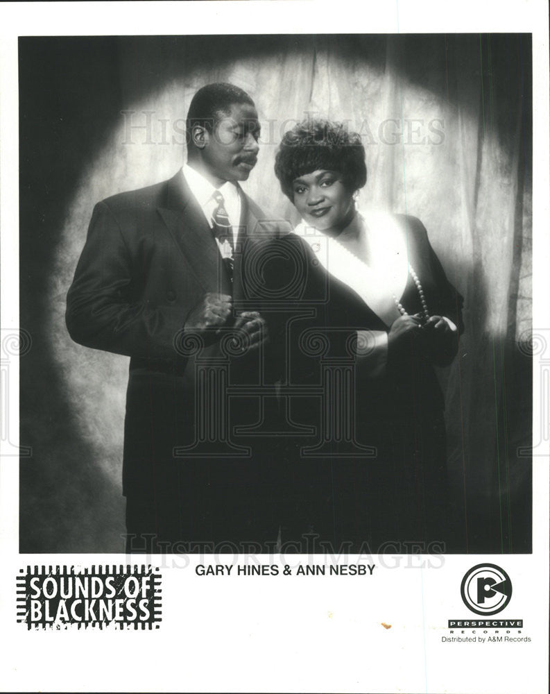 1992 Press Photo Gary Hines, Ann Nesby, Sound of Blackness gospel group - Historic Images