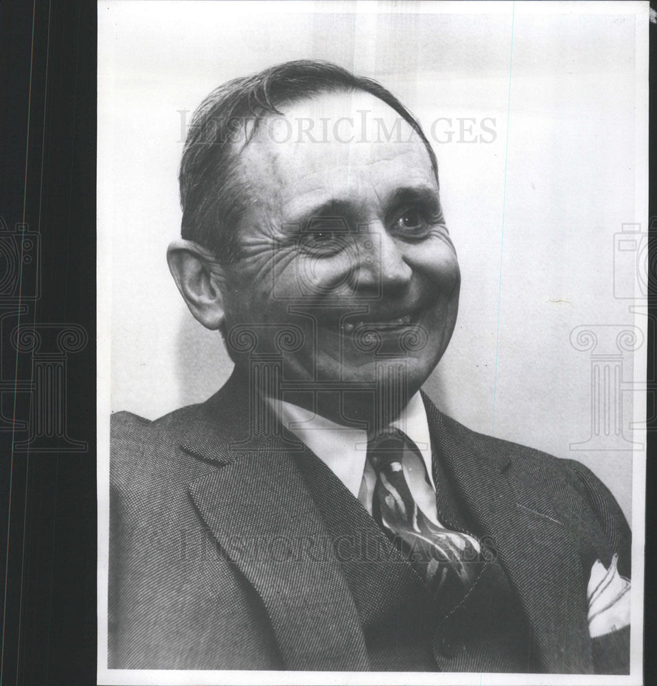 1961 Press Photo John Nef,University of Chicago - Historic Images