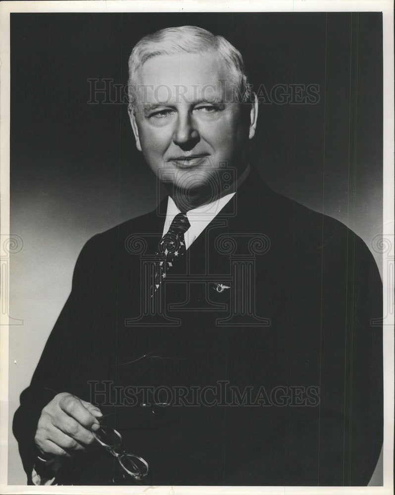 1956 Press Photo P.J.Neff ,financial and stock man - Historic Images