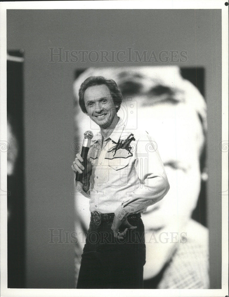 1982 Press Photo Mel Tillis Country Music Singer On CBS TV &quot;Country Comes Home&quot; - Historic Images