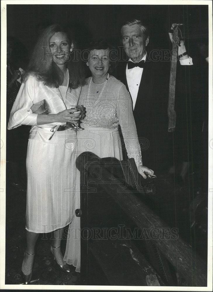 1981 Press Photo Mrs George Fox &amp; Mr and Mrs John Perkins - Historic Images