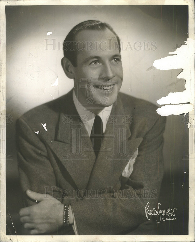 1946 Press Photo Johnnie Neblett, radio - Historic Images
