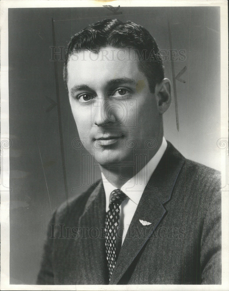 1961 Press Photo Marvin Longfellow,sales manager - Historic Images