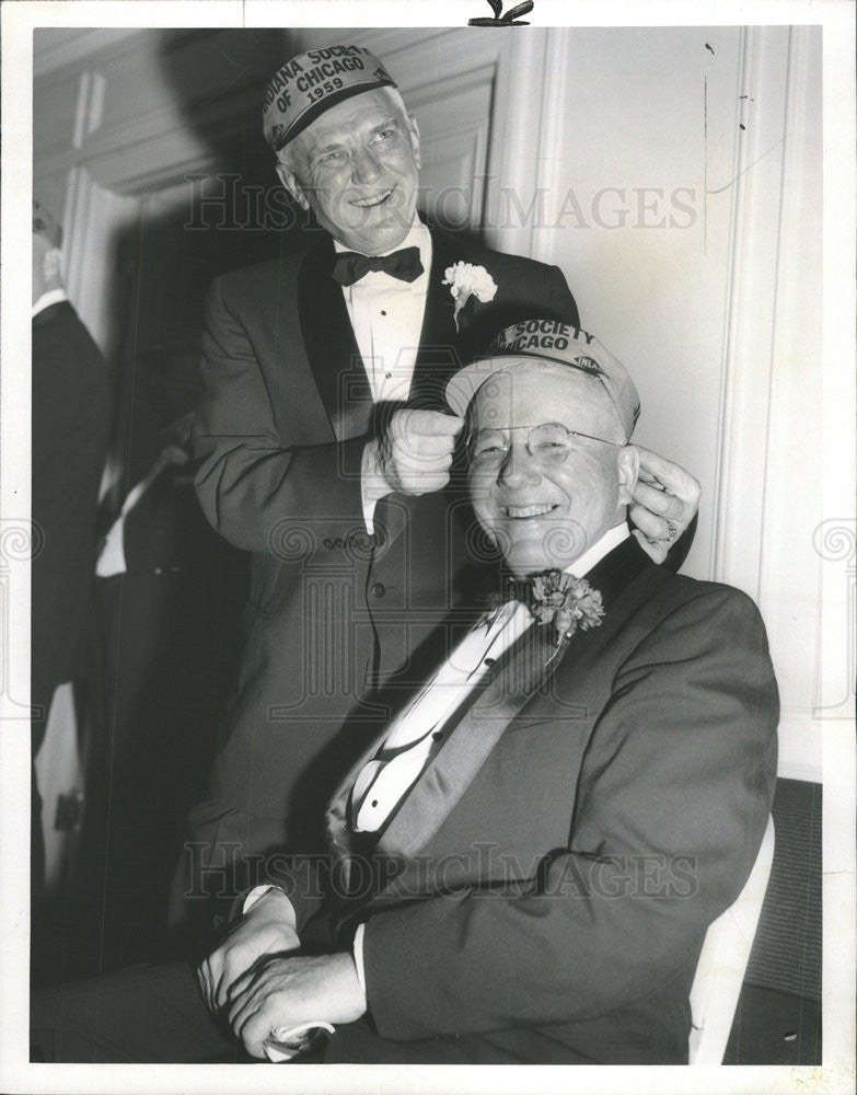 1959 Press Photo Crawford F. Parker John W. Chapman Lieutenant Governor - Historic Images