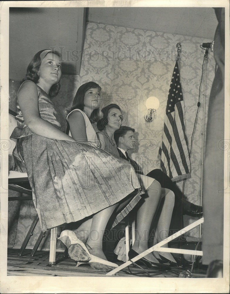 1963 Press Photo Charles H. Percy Press Conference - Historic Images