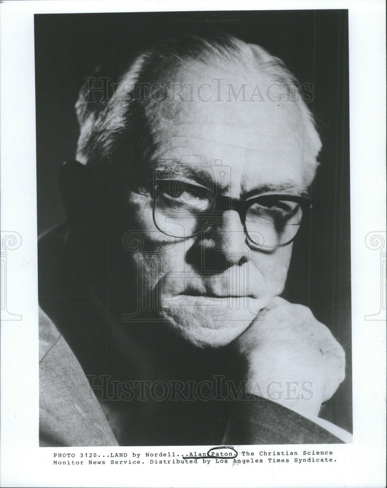 1982 Press Photo Author Alan Paton - Historic Images