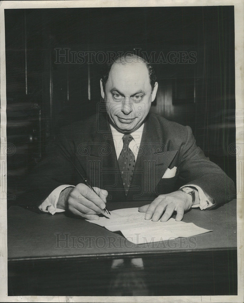 1951 Press Photo Samuel Perlman Appointed Special Prosecuter OPS Civil Criminal - Historic Images