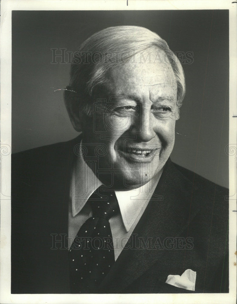 1979 Press Photo William S Paley CBS Inc Chairman Founder Chief Executive - Historic Images